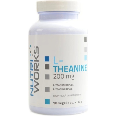 NutriWorks L-Theanine 200 90 kapslí