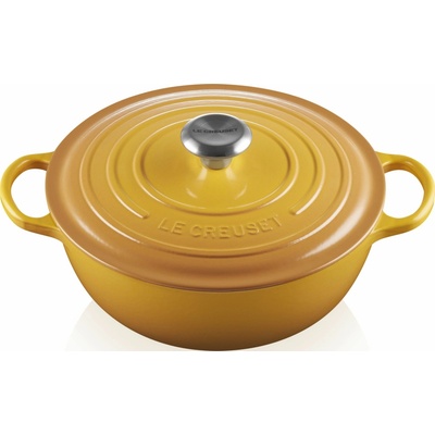 Le Creuset 21114266724430 Hrniec La Marmite Signature s pieskovo hnedým vnútrom 26 cm slnečno žltý