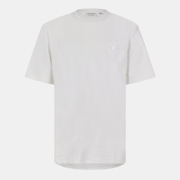 Daily Paper Тениска Daily Paper Men's Circle Regular Fit T-Shirt - White Sand