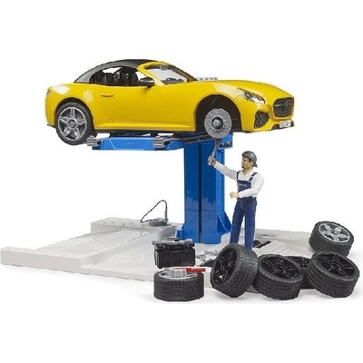 Bruder 62112 Autoservis, roadster a mechanik