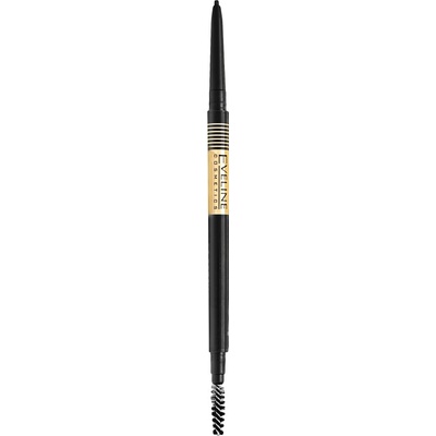 Eveline Cosmetics Micro Precise voděodolná tužka na obočí s kartáčkem 03 Dark Brown 4 g