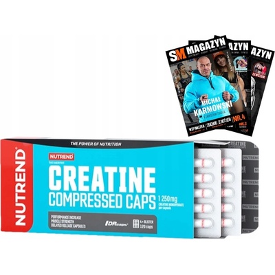NUTREND Creatine Compressed 120 kapsúl