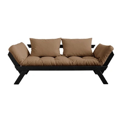 Karup sofa Bebop *180 cm black + futon mocca 755