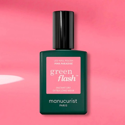 MANUCURIST GREEN FLASH LED GEL LAK PINK PARADISE 15 ml