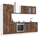 vidaXL Комплект кухненски шкафове от 8 части Kalmar, инженерно дърво (3314796)