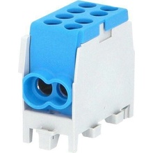 Eleman Svorkovnice rozbočovací HLAK 25 1/2 M2, 100A, 1pól., AL/CU, IP20, modrá