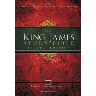 KJV Study Bible, Large Print, Hardcover, Red Letter (Nelson Bibles)(Pevná)