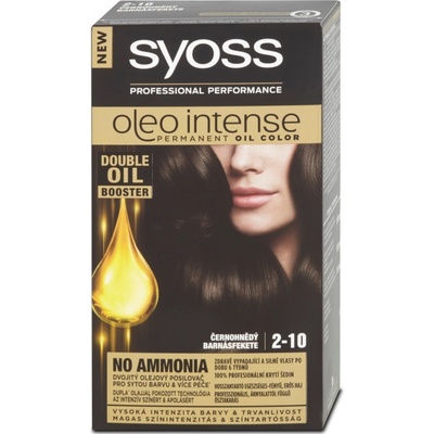 Syoss Oleo Intense Color 2-10 černohnědý
