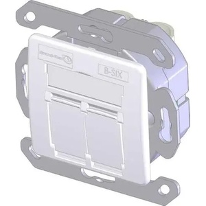 Brand-Rex Вложка Brand-Rex Cat. 5e, екранирана, 2 порта, за EU розетка (GPCG245SU002)