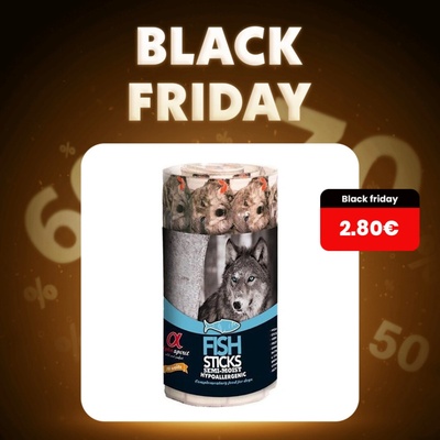 Alpha Spirit dog Pás tyčinky rybacie 16 ks 160 g