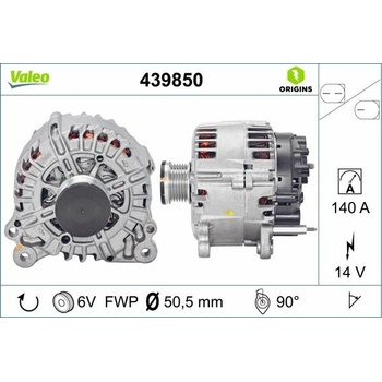 Alternátor VALEO 439850