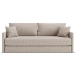 Cosmopolitan Design Светлокафяв шенилов сгъваем диван 209 cm Shannon - Cosmopolitan Design (COS_3SF_138_F1_SHANNON2)