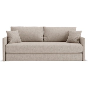 Cosmopolitan Design Светлокафяв шенилов сгъваем диван 209 cm Shannon - Cosmopolitan Design (COS_3SF_138_F1_SHANNON2)