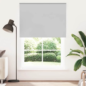 vidaXL Ролкова щора Blackout Светло сиво 150x230 см Ширина на плата (4011476)