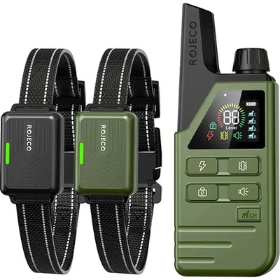 Rojeco DOG800 Výcvikový obojek se 2 obojky