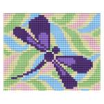 Bright Toys Мозайка с пиксели Bright Toys, 40x50 пиксела - Водно конче (BT50012-Dragonfly2)
