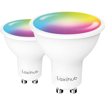 Laxihub Смарт LED крушка Laxihub LAGU10S, Wifi, Bluetooth, TUYA, 2бр (LAGU10S2)