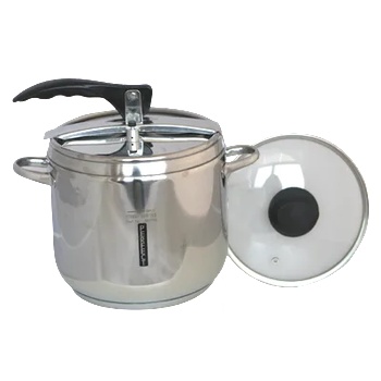 Haschever Hr-perfect-Тенджера под налягане 7l + стъклен капак (4dtydk0722009/1203.052) (018978)