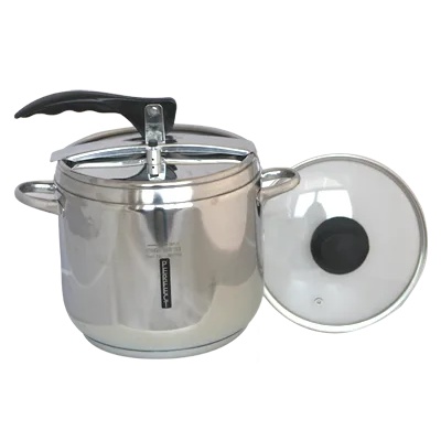 Haschever Hr-perfect-Тенджера под налягане 7l + стъклен капак (4dtydk0722009/1203.052) (018978)