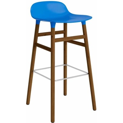 Normann Copenhagen Form 75 cm bright blue / walnut
