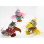 EBI Играчка за котки EBI Play Crazy Bird - Луда Птица с котешка трева, шумоляща - 11х7см - EBI Белгия 402-437650