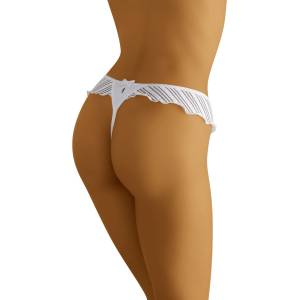 Wol-Bar Прашки Stringi-Fandango-Biae-BiayV-53412-Biały - Черен, размер M