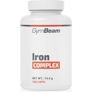 GymBeam Iron Complex подобряване на образуването на кръвни клетки 120 капс