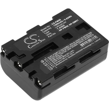 Image 1 of Cameron sino Батерия за фотоапарат SONY NP FM50 LiIon 7.2V 1300mAh Cameron Sino (CS-FM50)