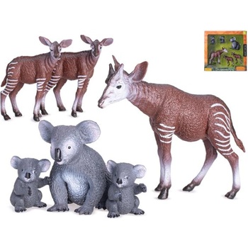 Mikro Сафари животни с малки 4-12см 6бр