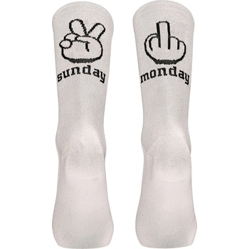 Northwave Мъжки чорапи за колоездене Northwave Sunday Monday Sock Cycling socks - White - размер 44-47 (EU) (201-4593-0214)