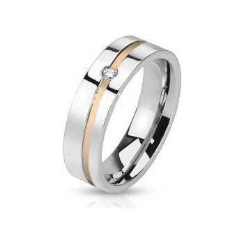 Šperky4U Snubní prsten se zirkonem OPR1