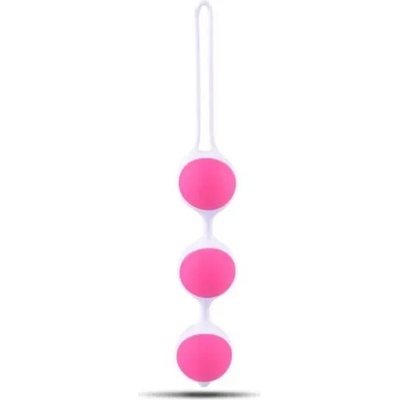 Toyz4Lovers Вагинални топчета от мед. силикон Bi-Balls Triple розови