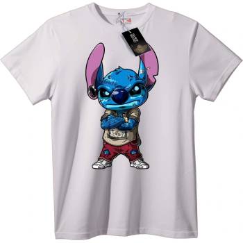 NOONEBRAND Тениска Stitch градски стил - 2XL, White