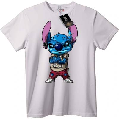 NOONEBRAND Тениска Stitch градски стил - 2XL, White