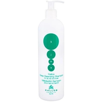 Kallos Cosmetics KJMN Deep Cleansing Shampoo šampon pro mastné vlasy a pokožku hlavy 500 ml