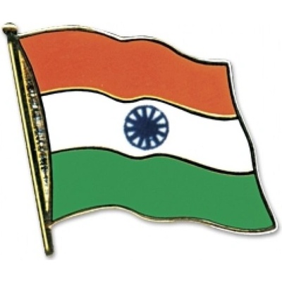 Odznak (pins) 20mm vlajka India - farebný