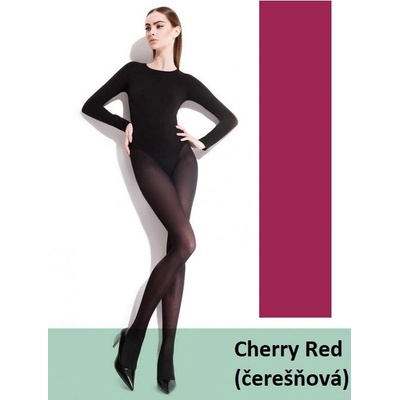 Paula 40 DEN Cherry red třešňová