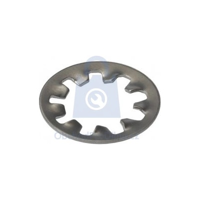 Podložka ozubená, DIN 6797I, forma I s vnitřním ozubením, nerez A2 6,4, balení 1 ks – Zbozi.Blesk.cz