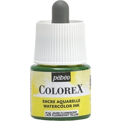 Pébéo Colorex Рисуване с мастило Fluorescent Yellow 45 ml 1 бр (417058)