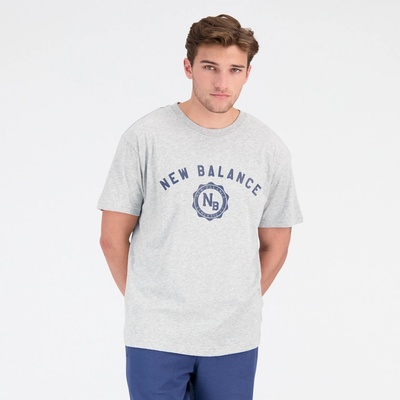 New Balance pánske tričko sivé