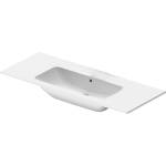 Duravit ME by Starck - Мивка 123x49 см, с преливник, без отвор за смесител, DuraShield, матово бяло 233612AC60 (233612AC60)