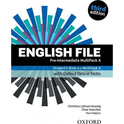 English File 3rd edition Pre-Intermediate MultiPACK A with Oxford Online Skills (without C