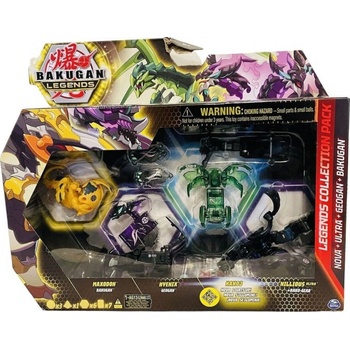 Bakugan Legends Nova Ultra Geogan Maxodon Hyenix Hanoj Nillious Ultra