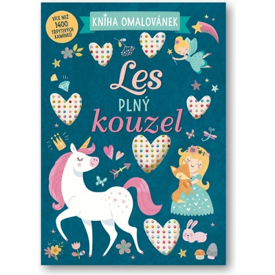 Les plný kouzel Kniha omalovánek