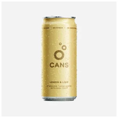 Cans Sycená voda s příchutí citronu a limetky 12 x 330 ml