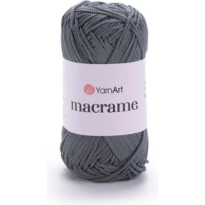 Yarn Art příze Macrame_M159 tmavě šedá