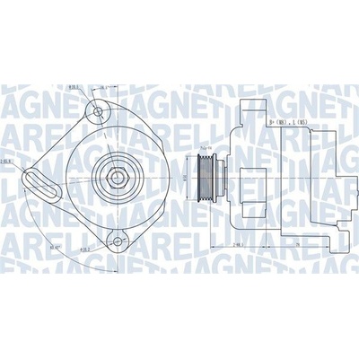 Generátor MAGNETI MARELLI 063731886010