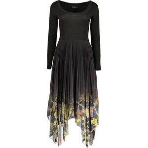 Desigual Дълга рокля за жени desigual, Размер xs, Цвят Черен (26wwvk10_ne2000)