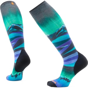 Smartwool Дамски ски чорапи Smartwool Women's Ski Targeted Cush. Comp. PRT OTC Socks Ski socks - Black - размер 34-37 (EU) (201-8430-0111)