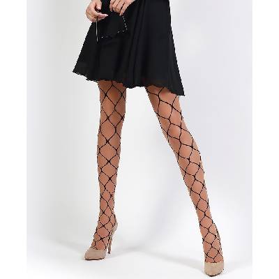 Knittex Dámské punčochové kalhoty Chase 20 DEN Tělová s černou NOQ tělová/černá